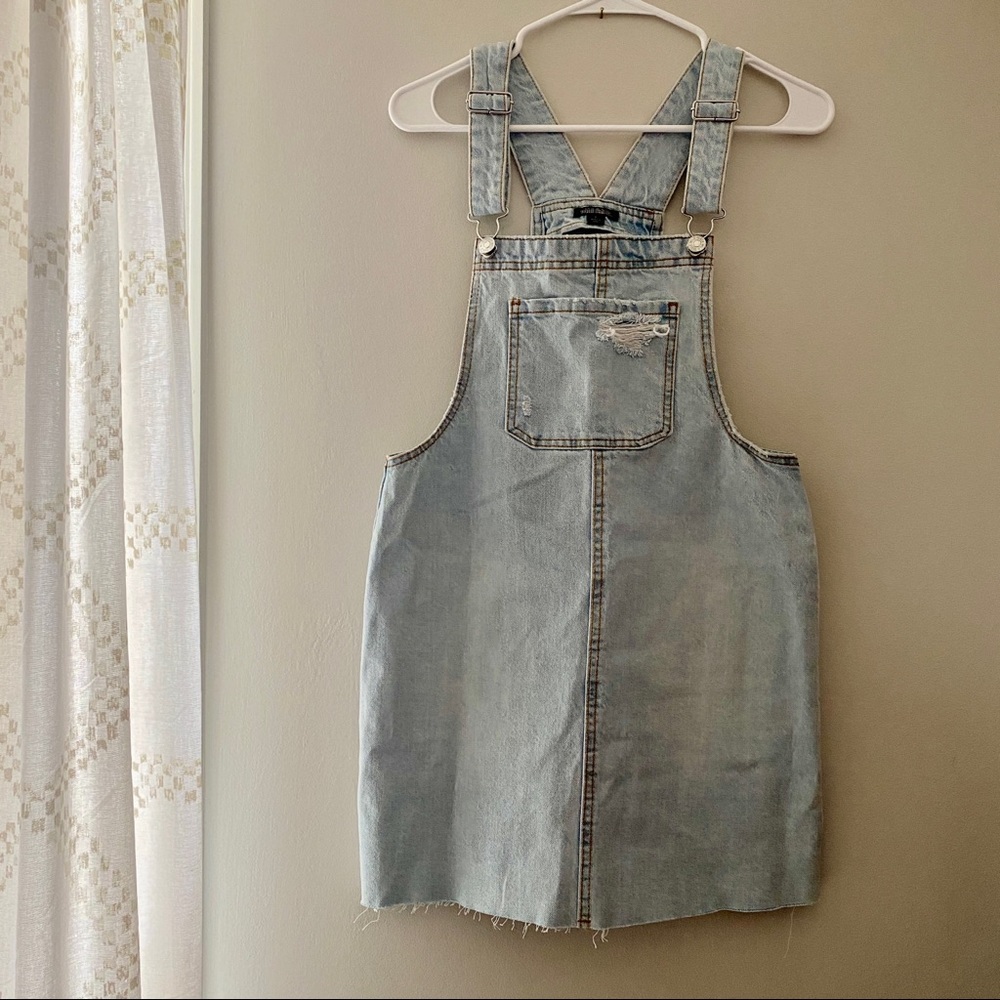WILD FABLE overall dress - Picture 1 of 8